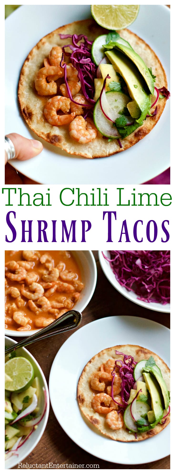 Thai Chili Lime Shrimp Tacos