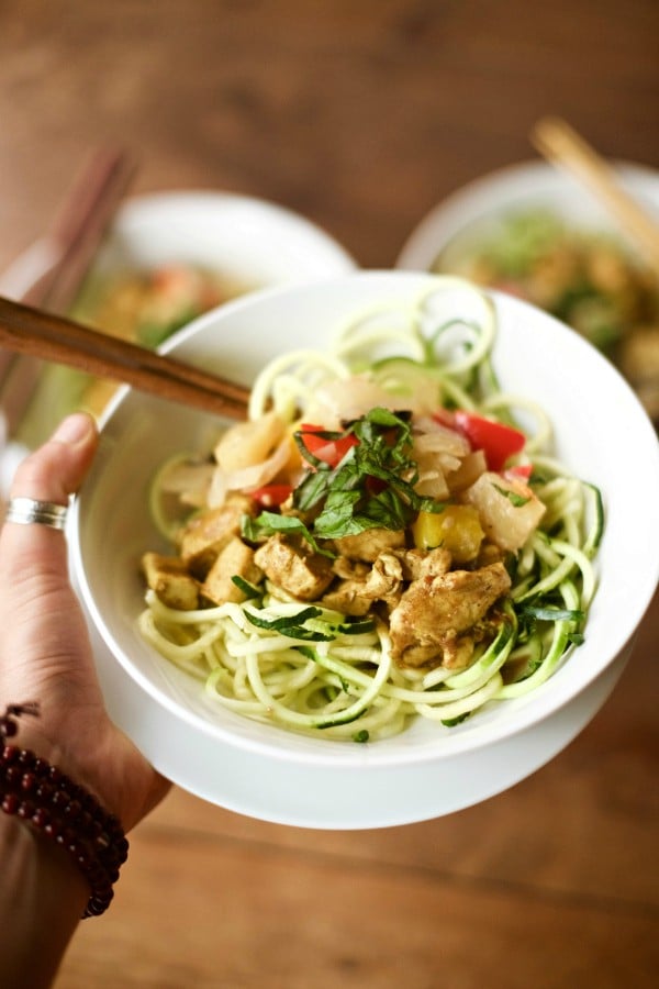 Zucchini Noodle Curry