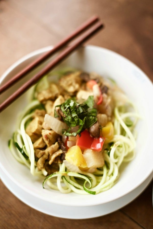 Zucchini Noodle Curry Recipe