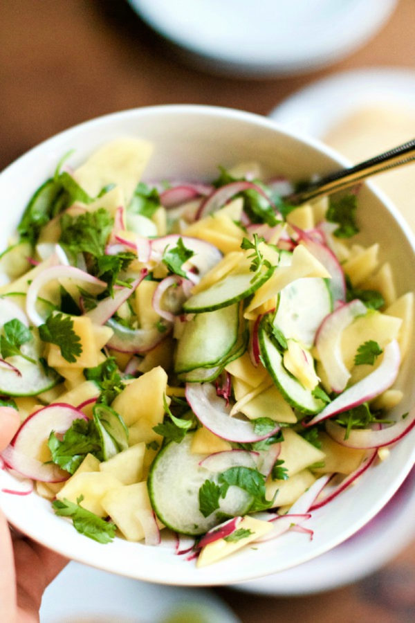 Pickled Mango Cucumber Salad