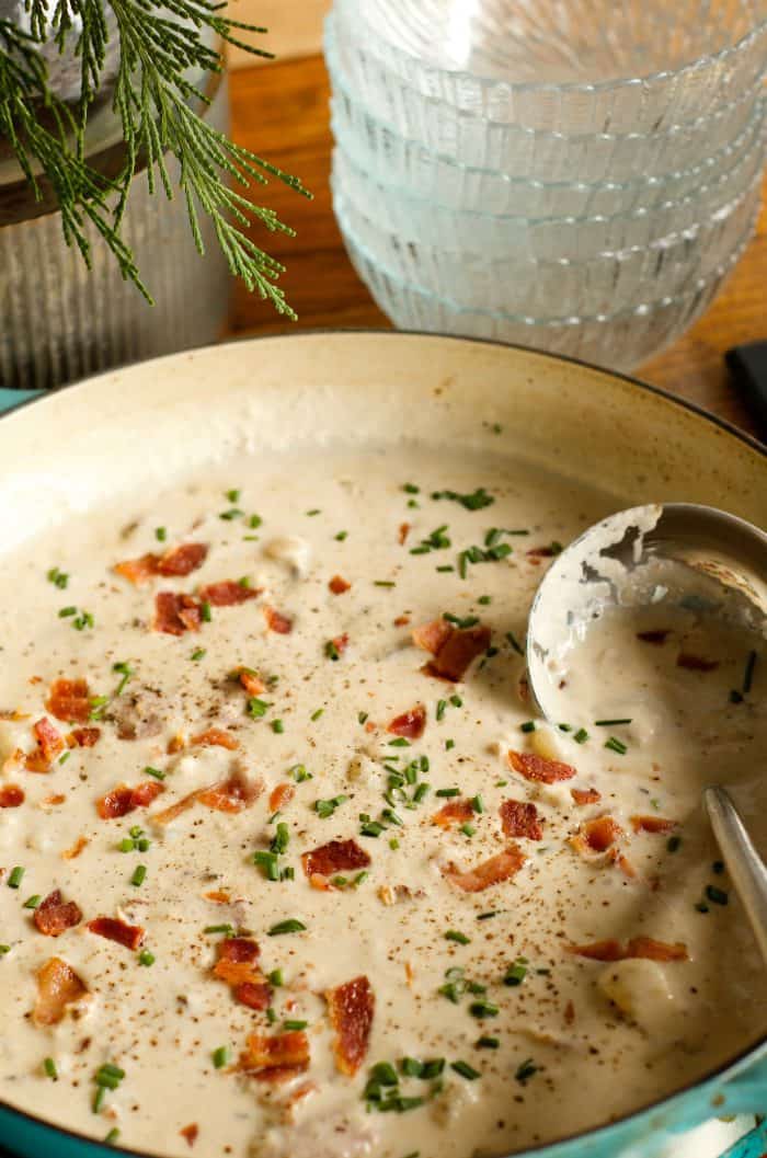 Best Clam Chowder Recipe (VIDEO) - Reluctant Entertainer
