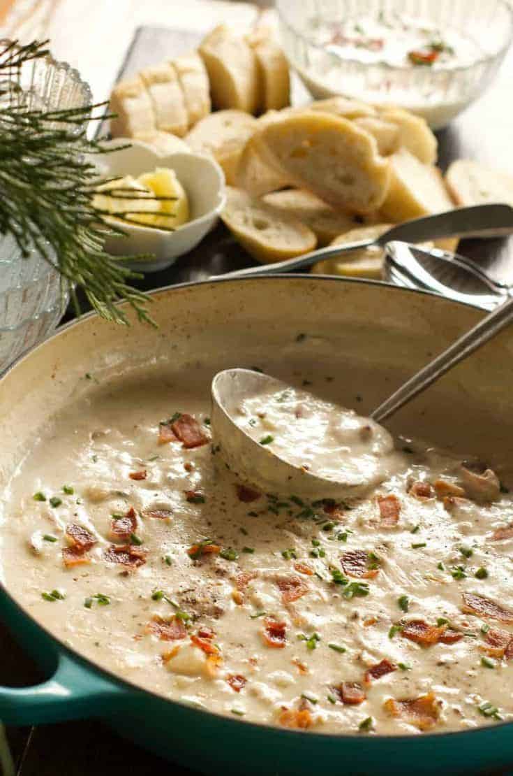 The Very Best Clam Chowder Recipe - Reluctant Entertainer