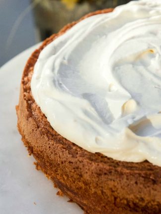 Cream Cheese Filled Apple Bundt Cake - That Skinny Chick Can Bake