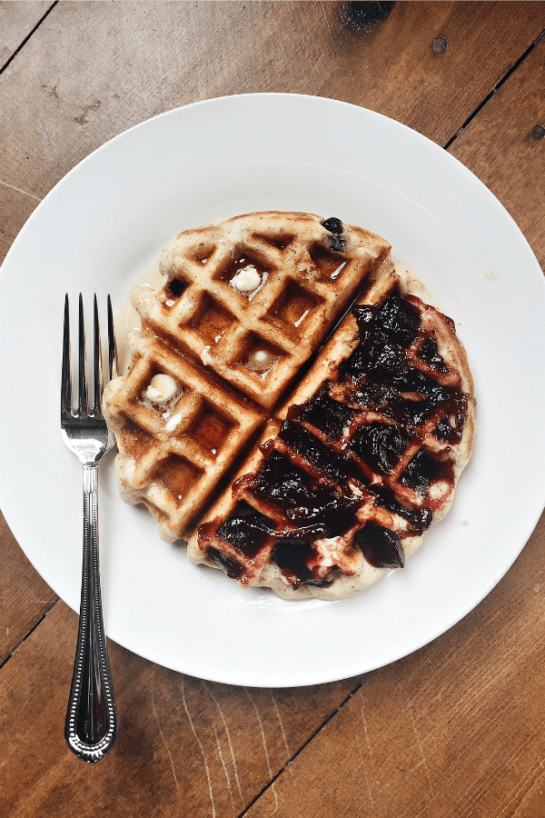 Chocolate Chip Coconut Gluten-Free Waffles