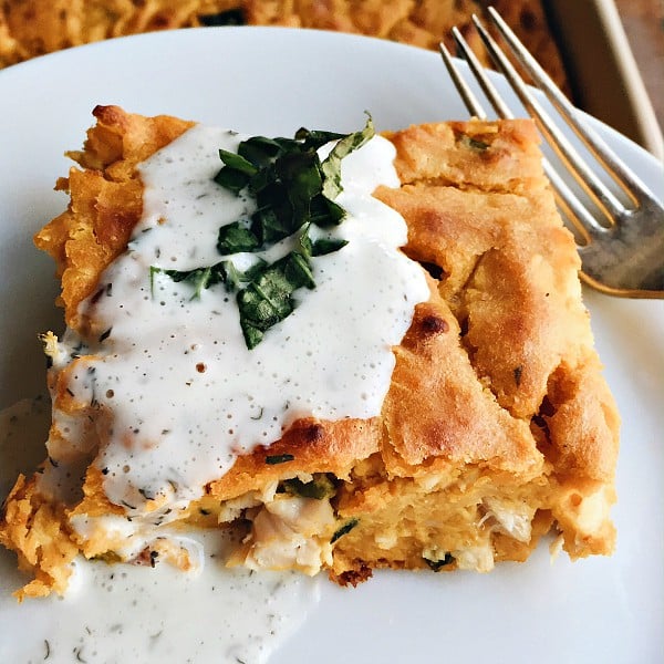 Chicken Pumpkin Bake with Herbed Cream Sauce