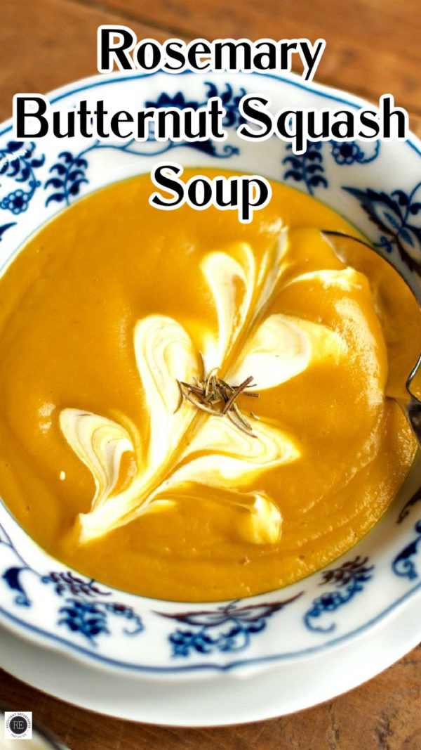 Butternut Squash Rosemary Soup