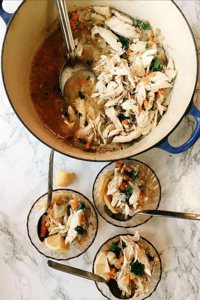 One-Pot Chicken Vegetable Soup - Reluctant Entertainer