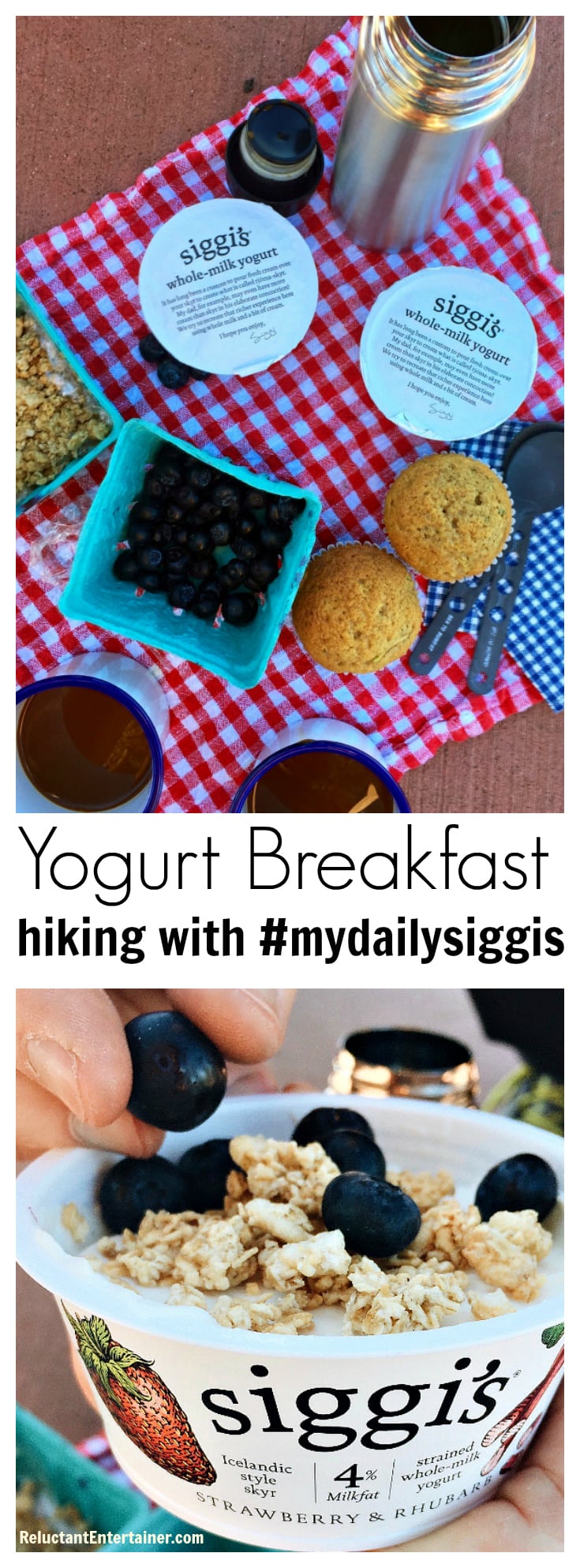 Yogurt Breakfast: Hiking with #mydailysiggis