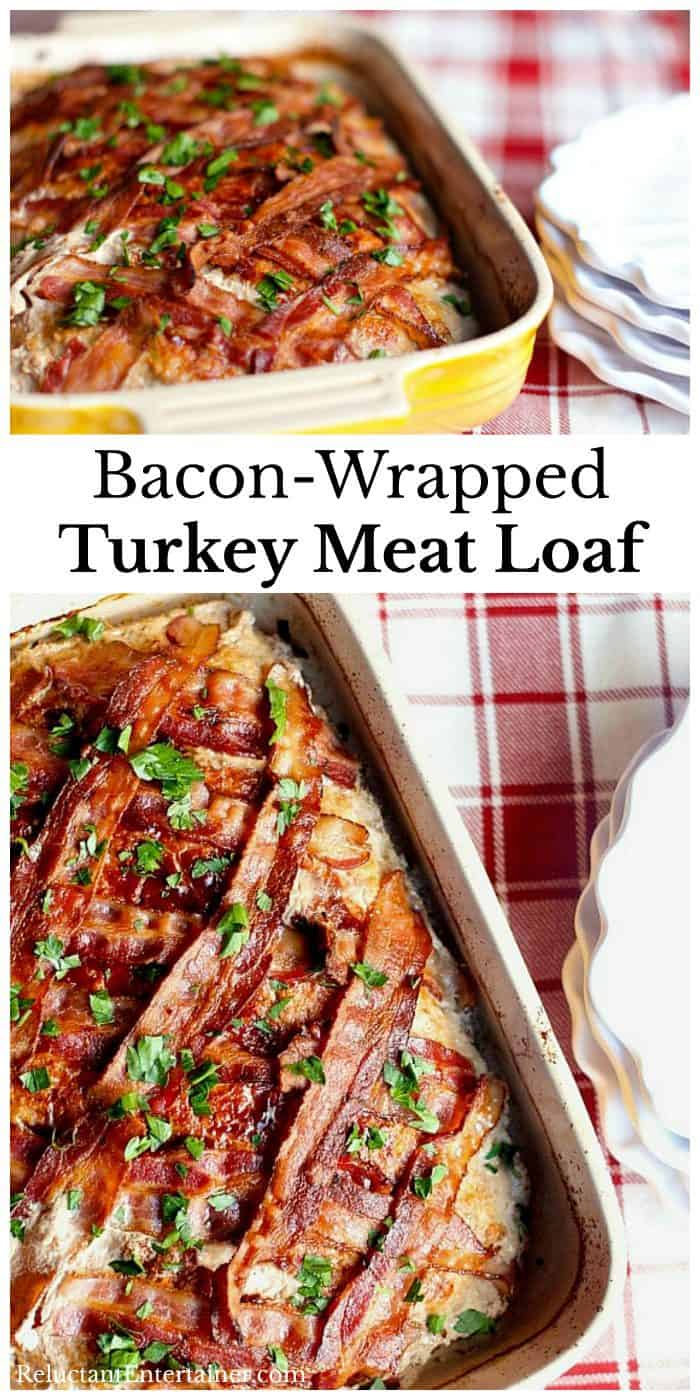 BEST Bacon Wrapped Turkey Meat Loaf Recipe