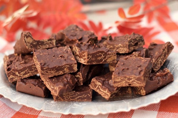 Crunchy No-Bake Chocolate Peanut Butter Bars at ReluctantEntertainer.com
