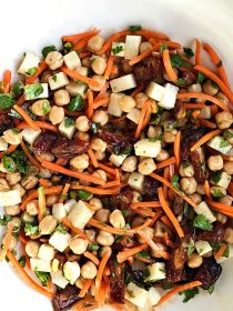 Garbanzo Carrot Date Salad