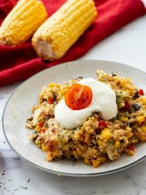 Chicken Quinoa Black Bean Bake