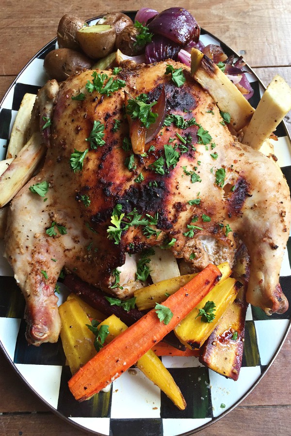 Roasted Chicken with Root Vegetables