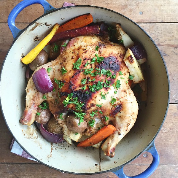 Roasted Chicken with Root Vegetables