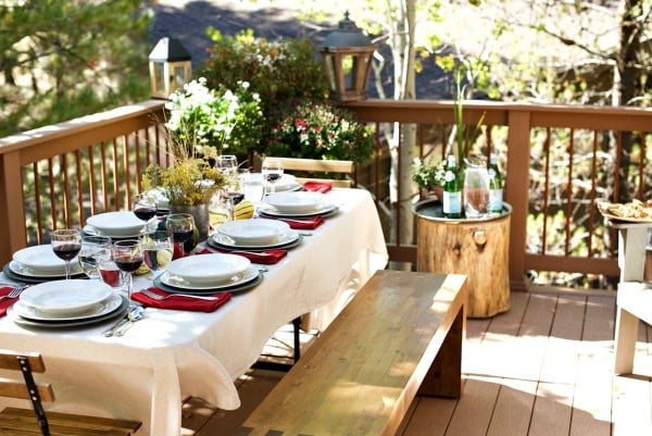 Mountain Home with RYOBI Outdoor Products at ReluctantEntertainer.com