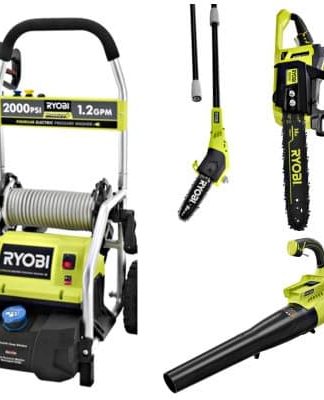 Mountain Home with RYOBI Outdoor Products at ReluctantEntertainer.com