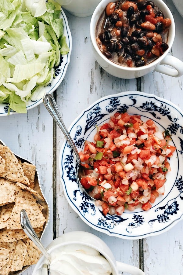 Chicken Rice Taco Bowls Recipe