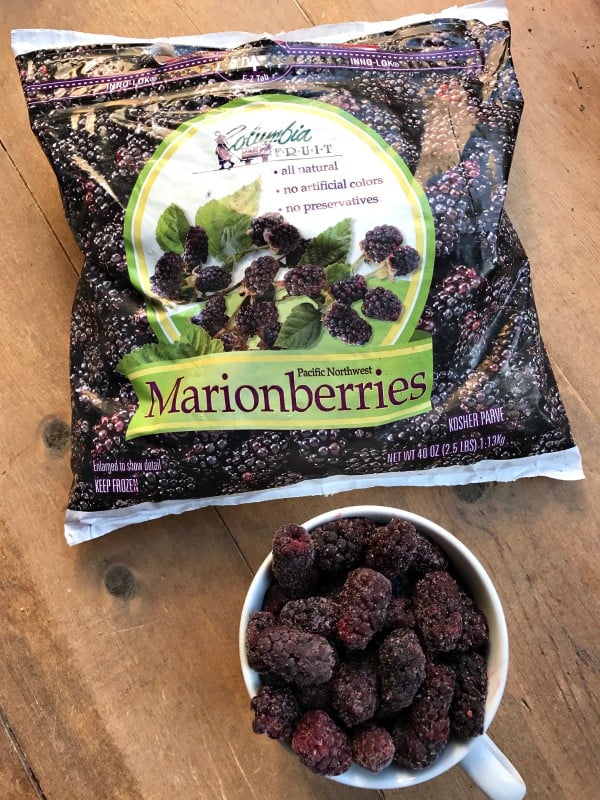 bag of frozen berries