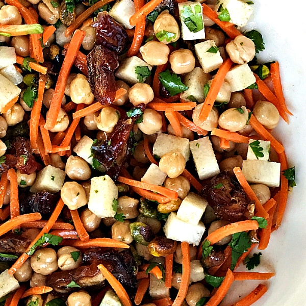 Garbanzo Carrot Date Salad