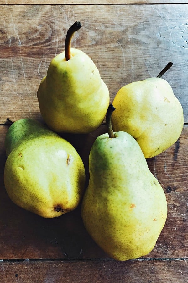 Pear Walnut Crostini Appetizer