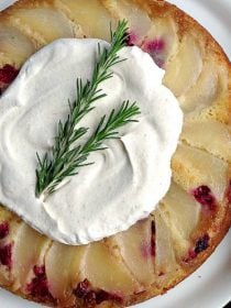 Pear Upside Down Cake Recipe