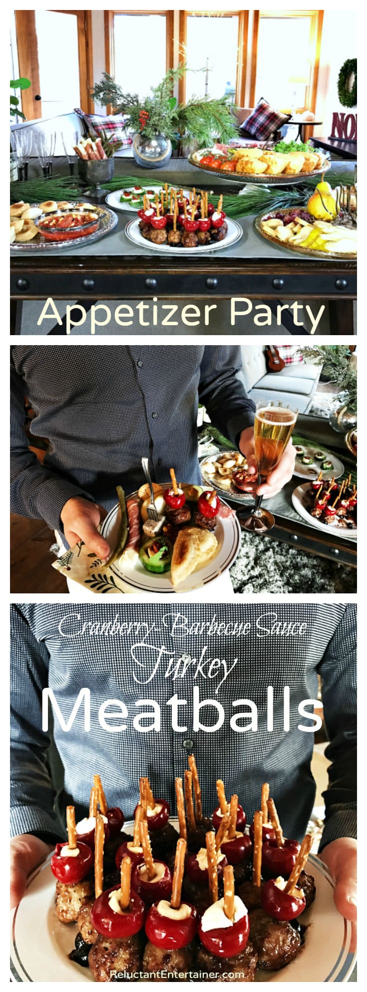 Cranberry-Barbecue Sauce Turkey Meatballs