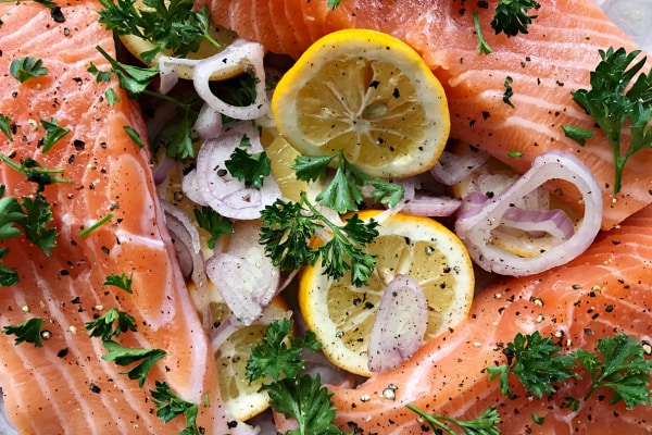 Skinnytaste's Slow Cooker Poached Salmon at ReluctantEntertainer.com