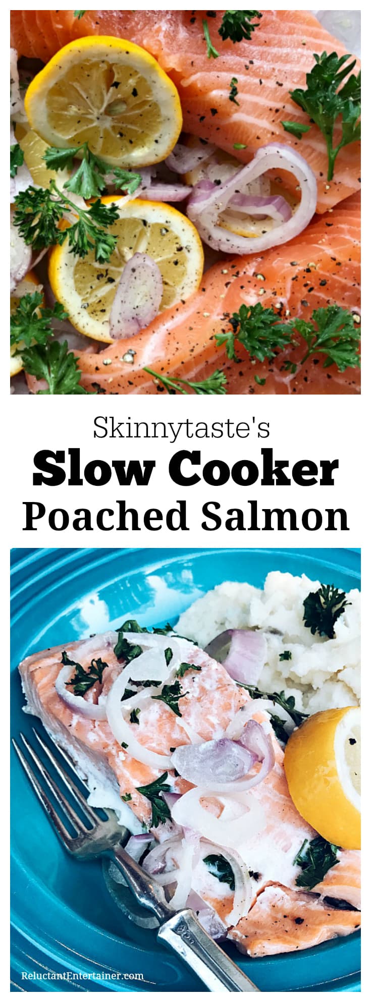 Skinnytaste's Slow Cooker Poached Salmon