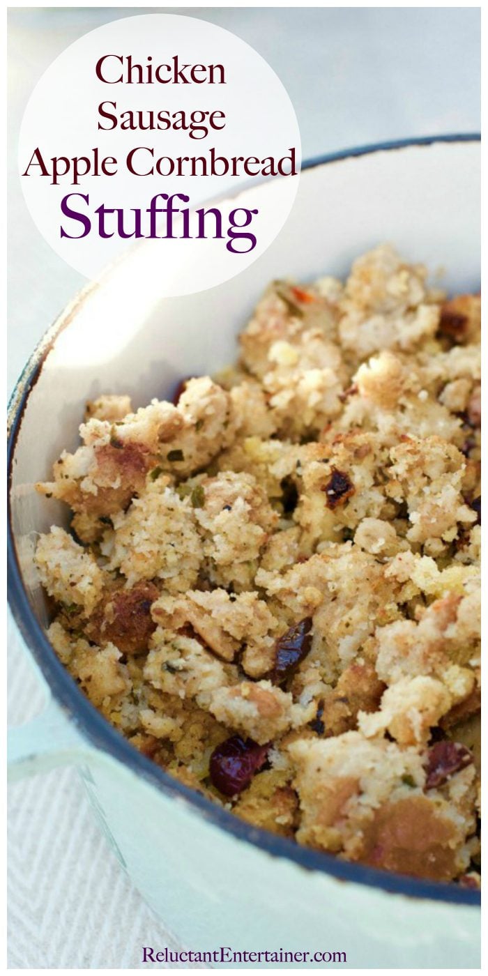 Chicken Sausage Apple Cornbread Stuffing Recipe