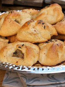 Duck Liver Mousse Crescents Appetizer