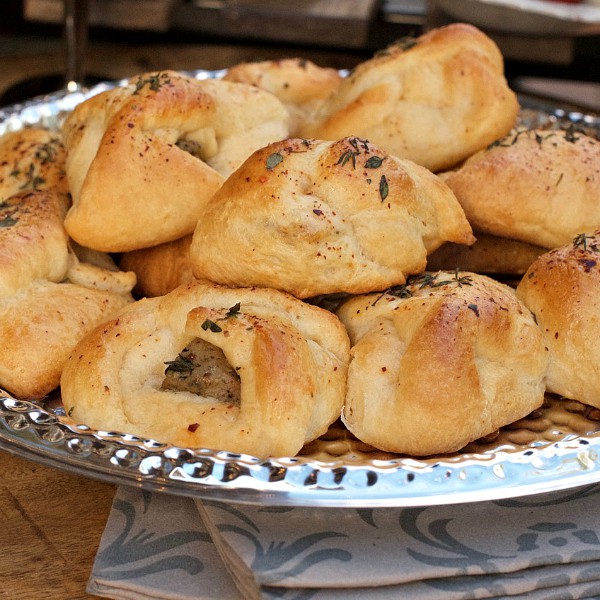 Duck Liver Mousse Crescents Recipe