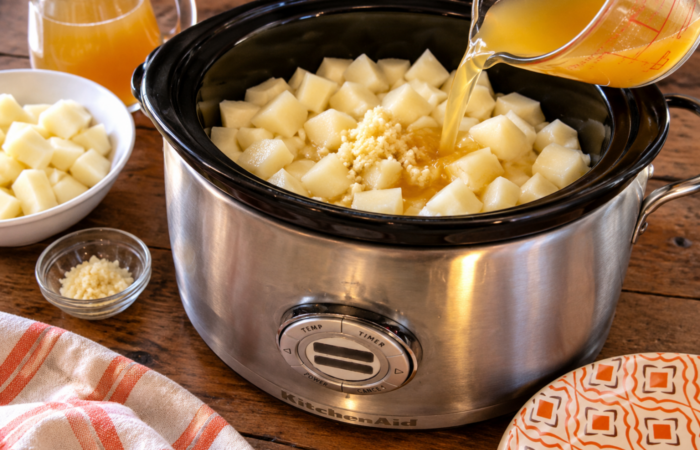 how to make slow cooker mashed potatoes