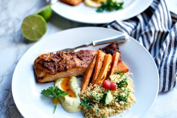 Middle-Eastern Baked Salmon Fillets