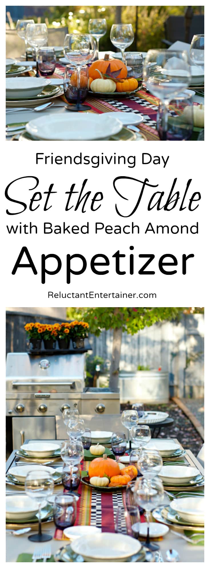 Baked Peach Almond Brie Appetizer