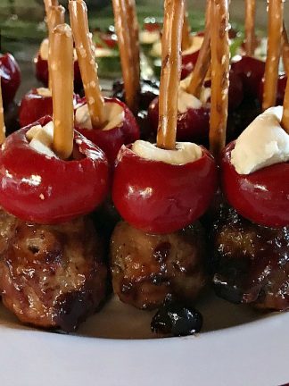 Cranberry-Barbecue Sauce Turkey Meatballs