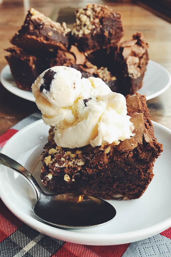 BEST Chocolate Hazelnut Brownies