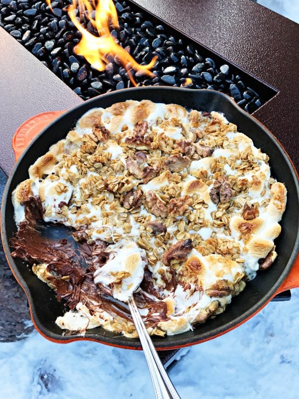 one pot Skillet S'mores Recipe
