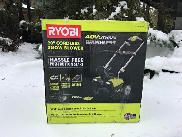 Ryobi Brushless Snow Blower for Winter