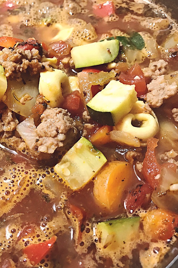 Sweet Italian Sausage Tortellini Soup Recipe