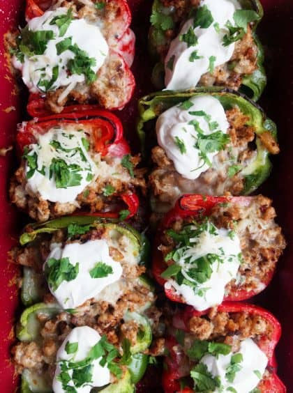 Taco-Stuffed Peppers Recipe