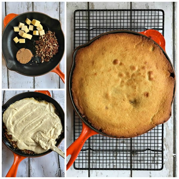 ingredients for Pecan Upside Down Cake Recipe