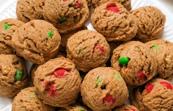 baked m and m cookies