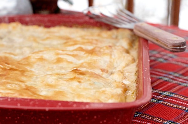 Cedar Planked Salmon Pot Pie