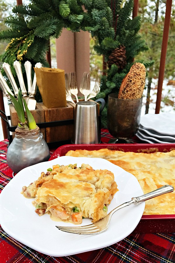 Cedar Planked Salmon Pot Pie