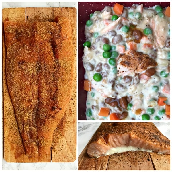 Cedar Planked Salmon Pot Pie