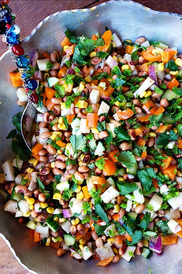 Blackeye Peas Jicama Cavier Salad Recipe