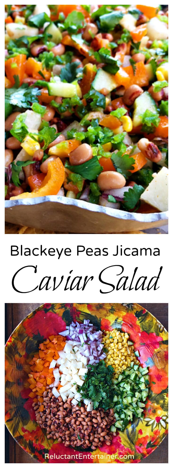 Blackeye Peas Jicama Caviar Salad Recipe