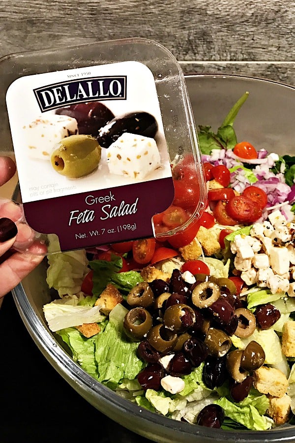 Easy Greek Feta Salad Recipe