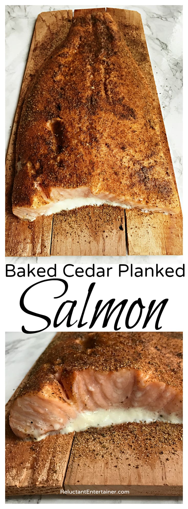 Baked Cedar Planked Salmon Recipe