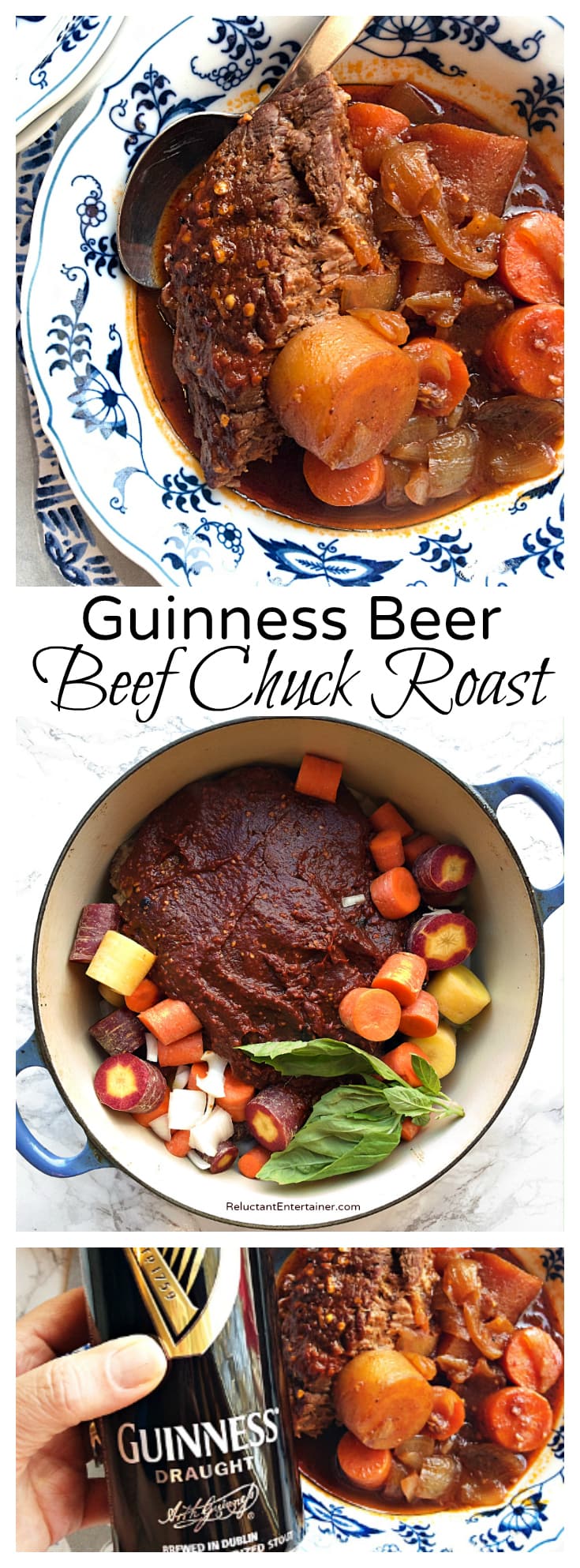 Guinness Beer Beef Chuck Roast Recipe - Reluctant Entertainer